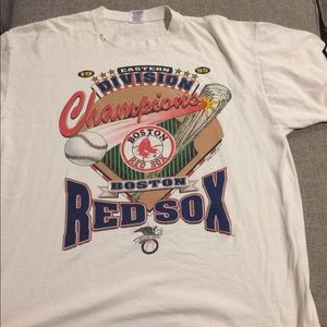 Vintage 1995 Boston RedSox Championship t shirt